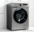 Стиральная машина MIDEA MFN03W80B/S-KZ